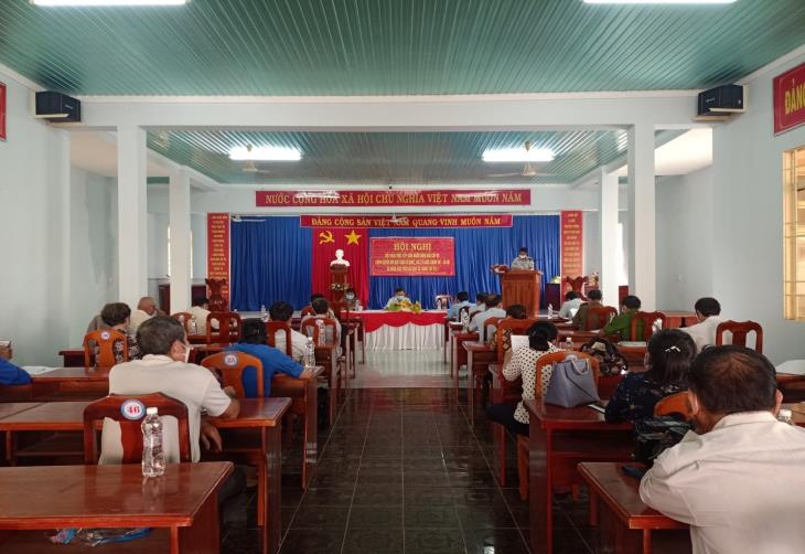 Hội đồng nhân dân xã Thạnh Tây phối hợp tổ chức hội nghị đối thoại năm 2021